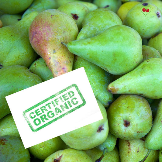 Certified Organic Concord Pears x 40 lbs